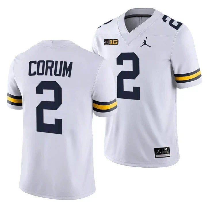 Men's Michigan Wolverines Players Jersey Game - All Stitched