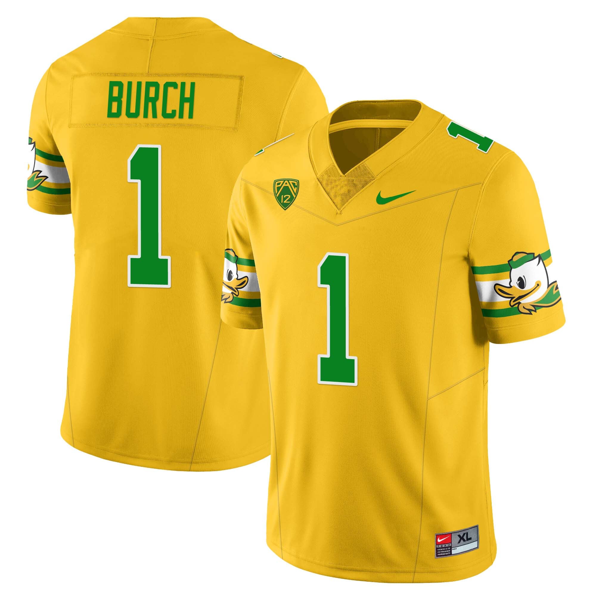 Men’s Oregon Ducks ‘Mighty Oregon’ Throwback Football Jersey – All Stitched
