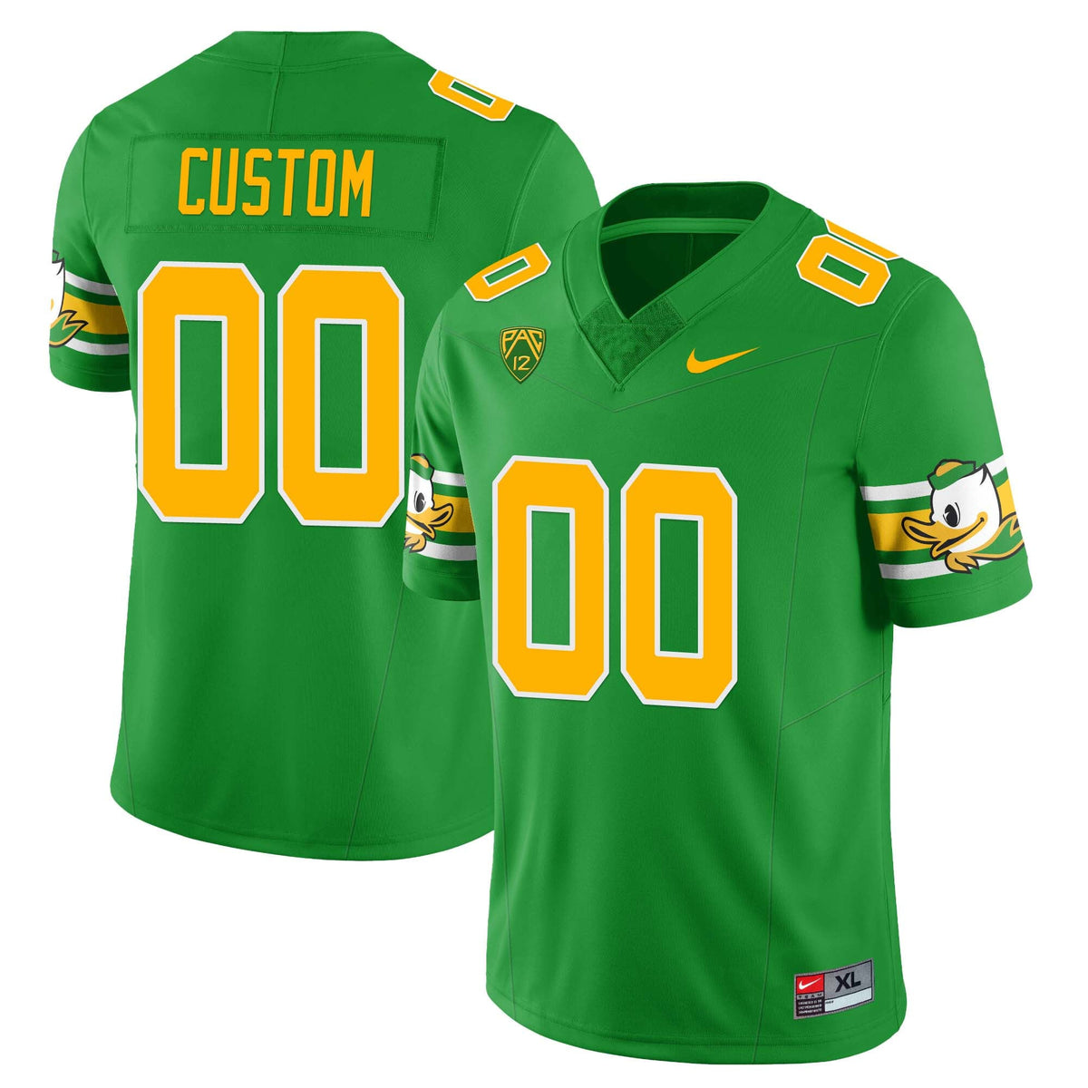 Menâs Oregon Ducks âMighty Oregonâ Throwback Football Custom Uniforms â All Stitched
