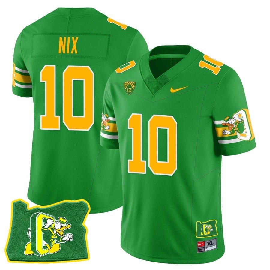 Menâ€™s Oregon Ducks â€˜Mighty Oregonâ€™ Throwback Football Stitched Jersey â€“ Oregon State