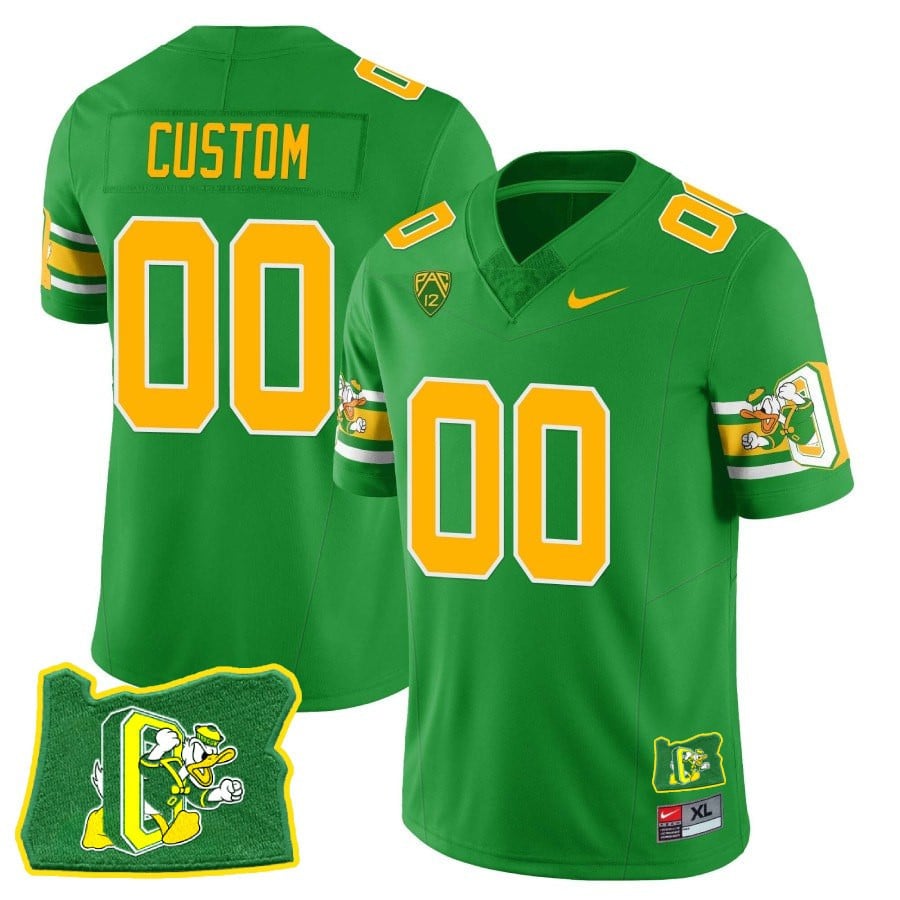 Womenâ€™s Oregon Ducks â€˜Mighty Oregonâ€™ Throwback Football Stitched Jersey â€“ Oregon State