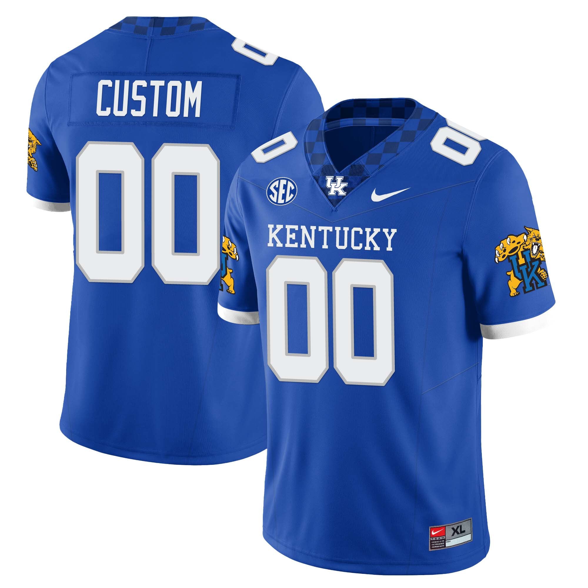 Men's Kentucky Wildcats Football Limited Custom Jersey – Wildcats Logo