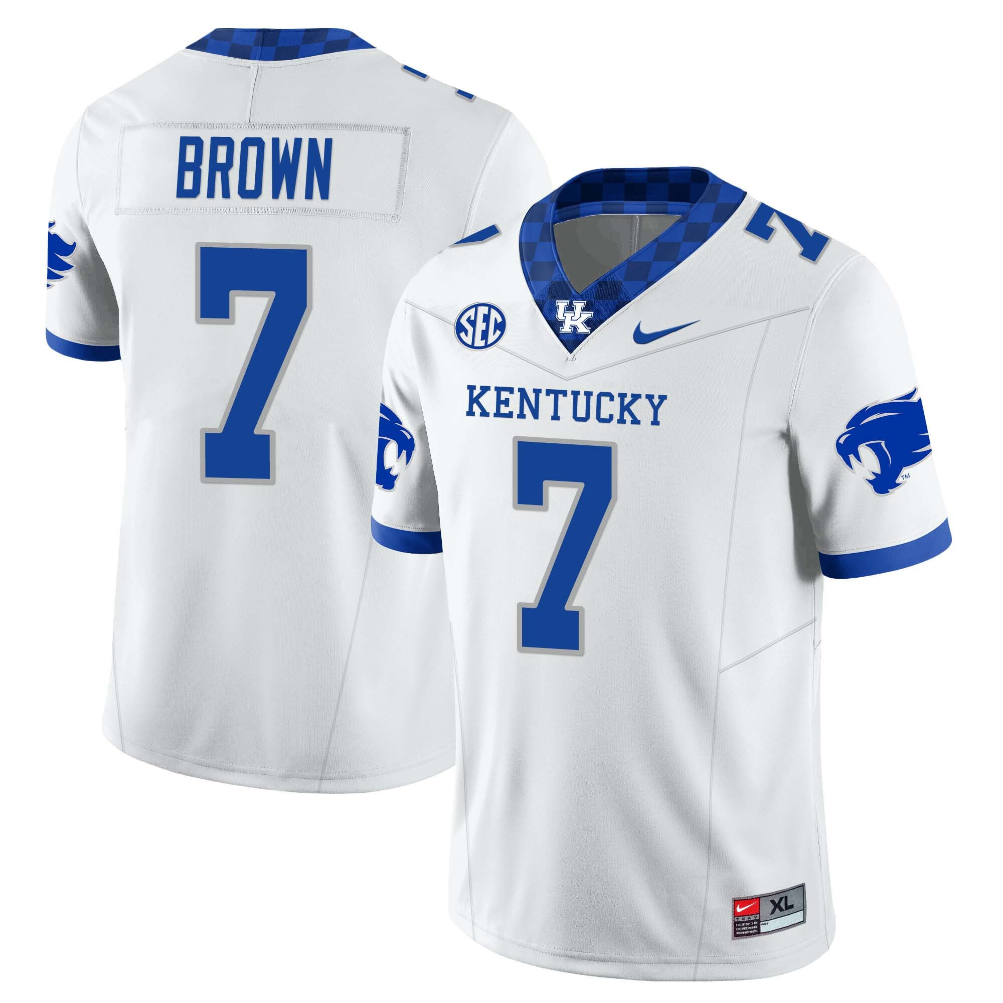 Men’s Kentucky Wildcats Football Jersey – All Stitched
