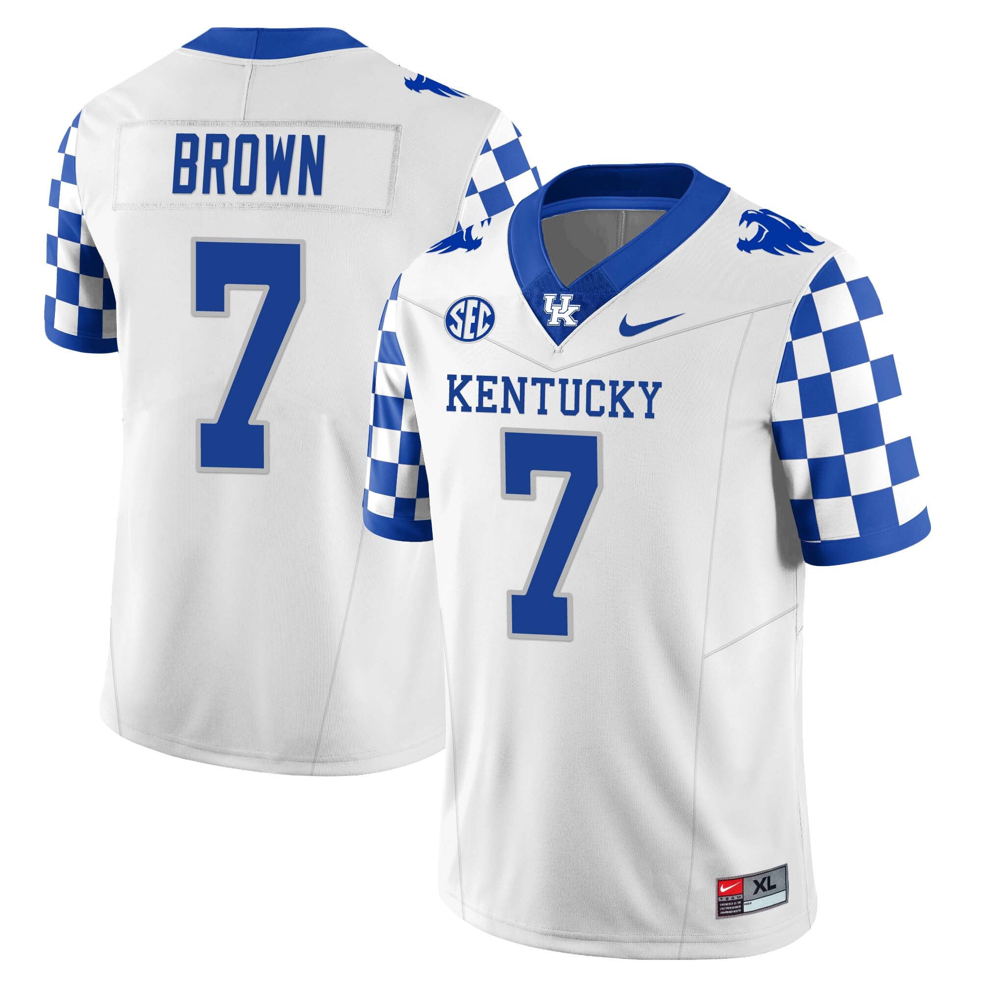 Men’s Kentucky Wildcats Football Jersey – All Stitched