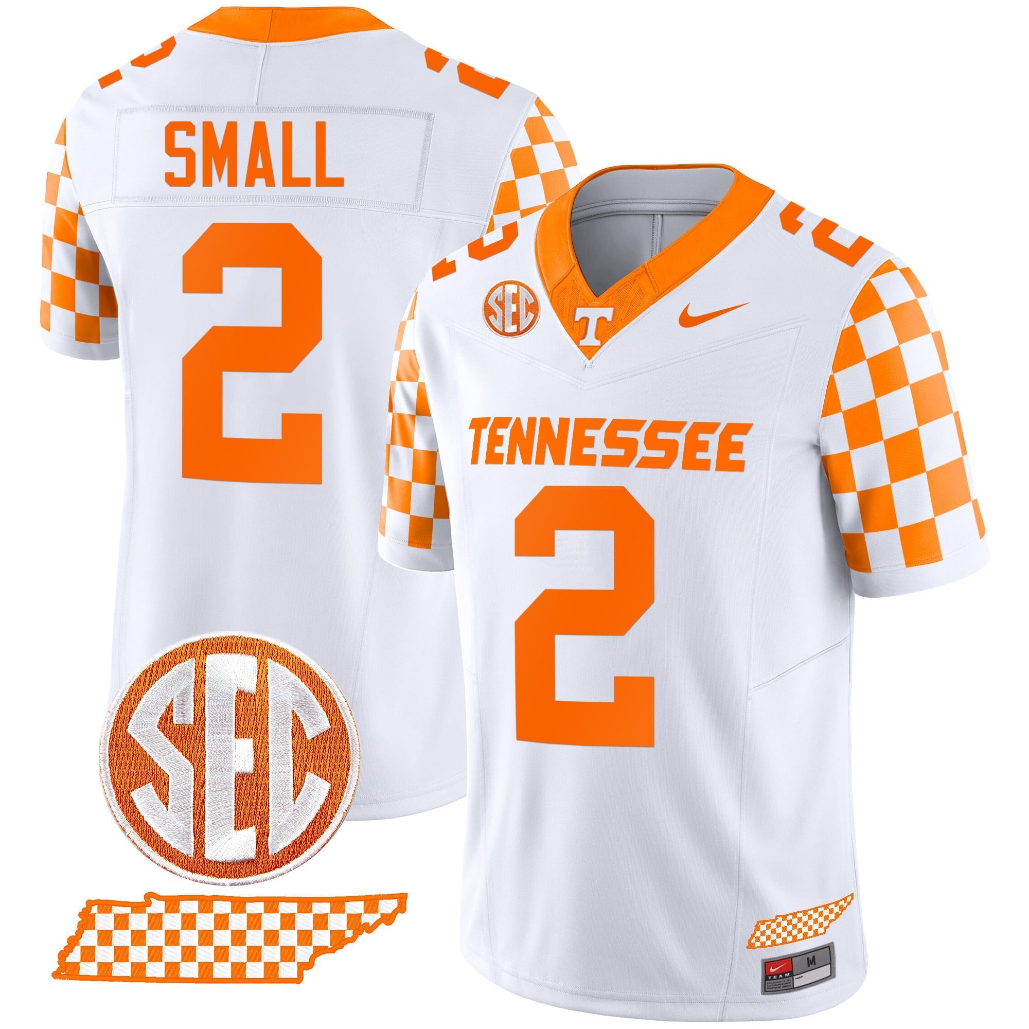 Men's Tennessee Volunteers 2024 Checkerboard Vapor Limited Jersey - All Stitched