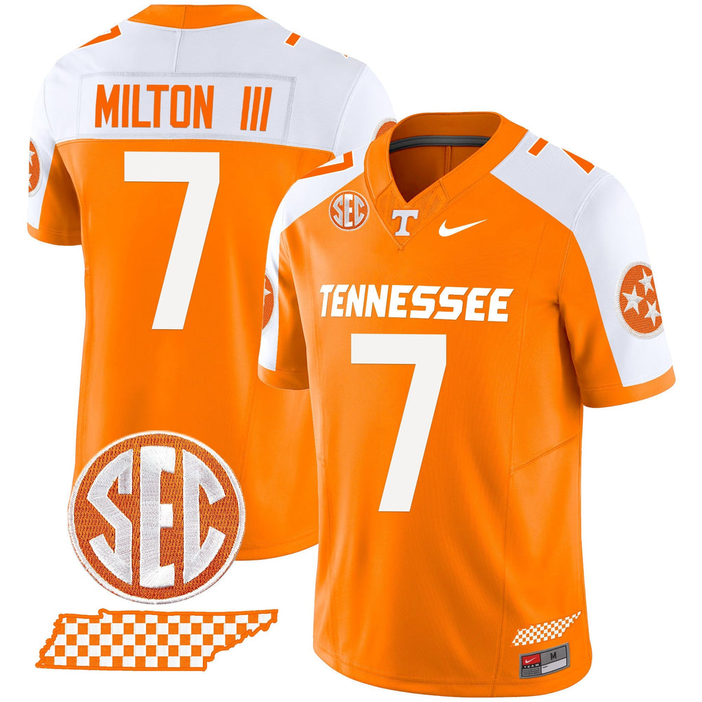 Men's Tennessee Volunteers 2024 Checkerboard Vapor Limited Jersey - All Stitched