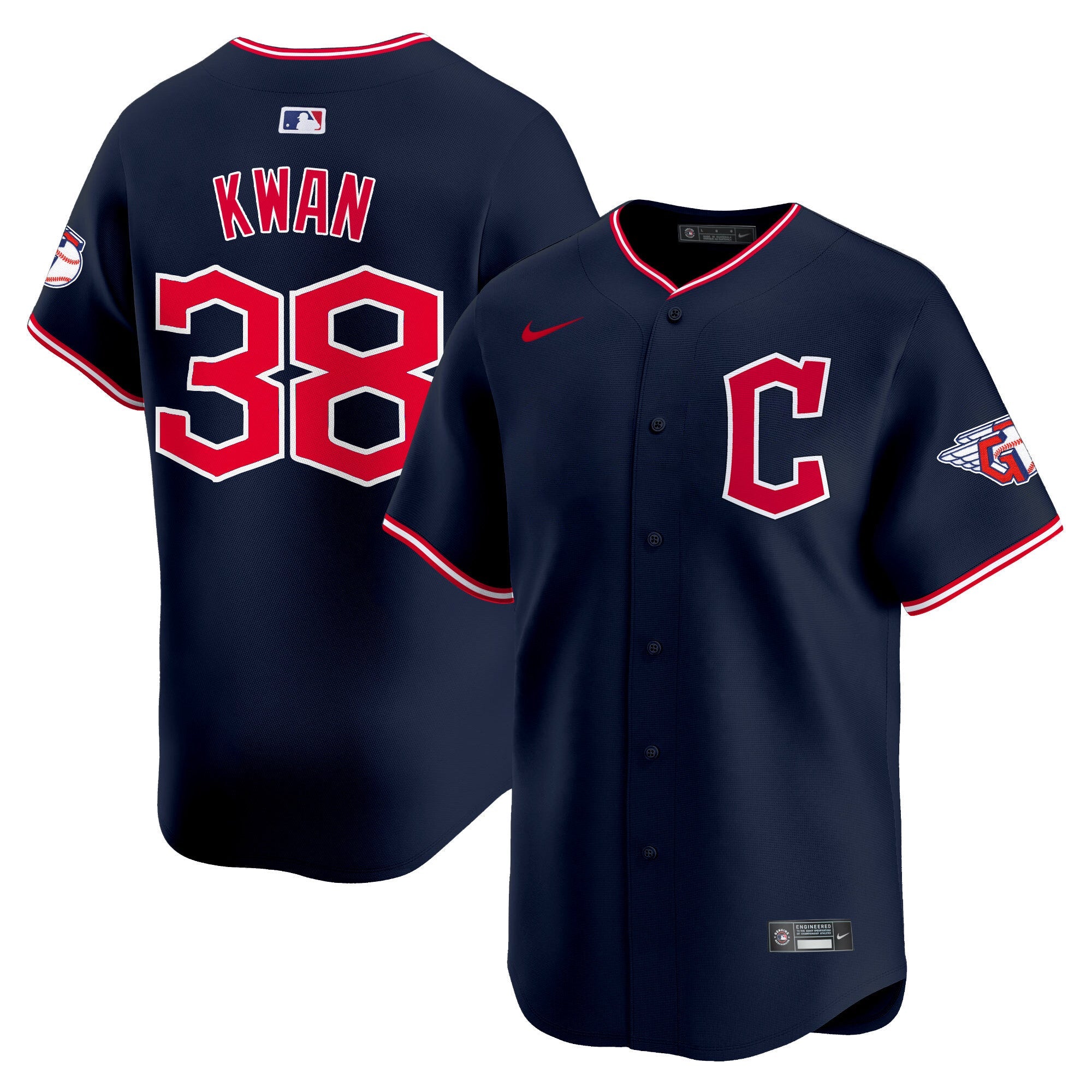 Men's Cleveland Guardians 2025 Vapor Premier Limited Jersey - All Stitched