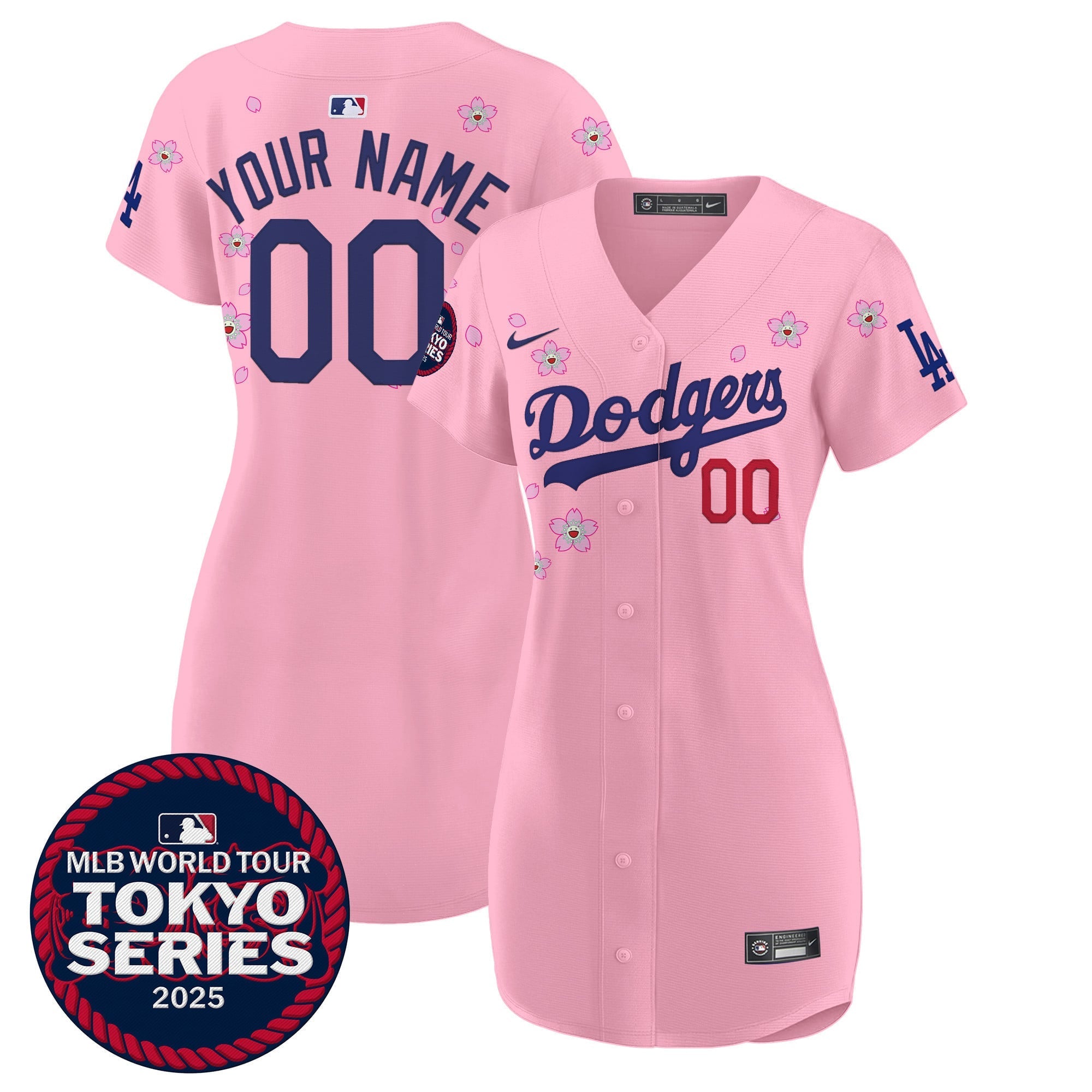 Dodgers Tokyo Series 2025 Baseball Custom Dress - Stitched