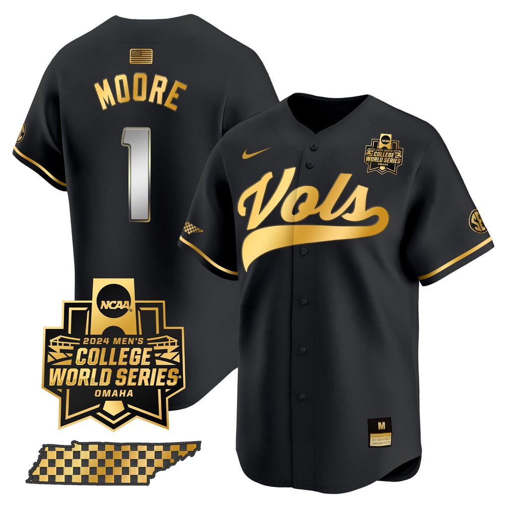 Men's Tennessee Volunteers 2024 College World Series Vapor Premier Limited Jersey V2 - All Stitched