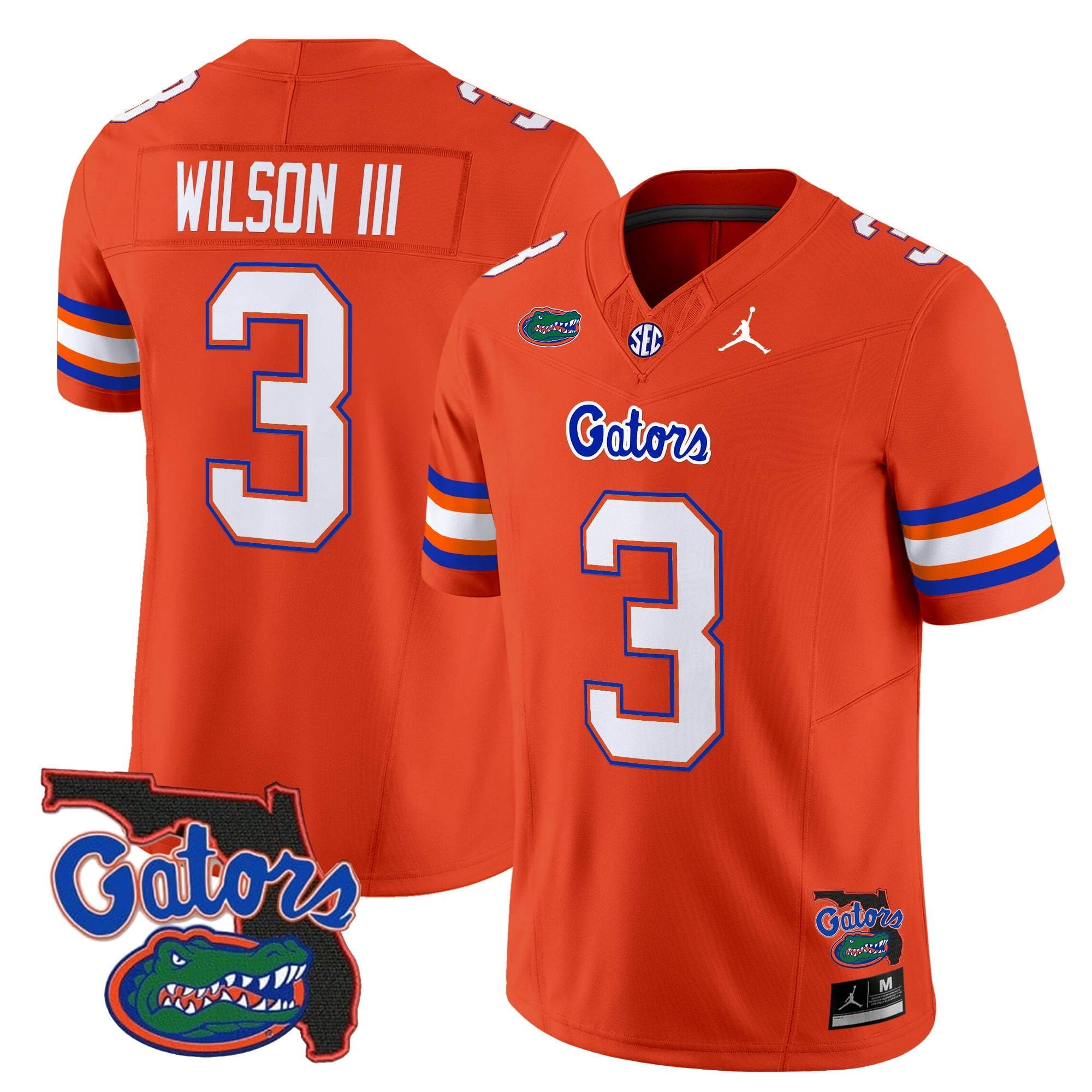 Men's Florida Gators 2024 Florida Patch Vapor Limited Jersey - All Stitched