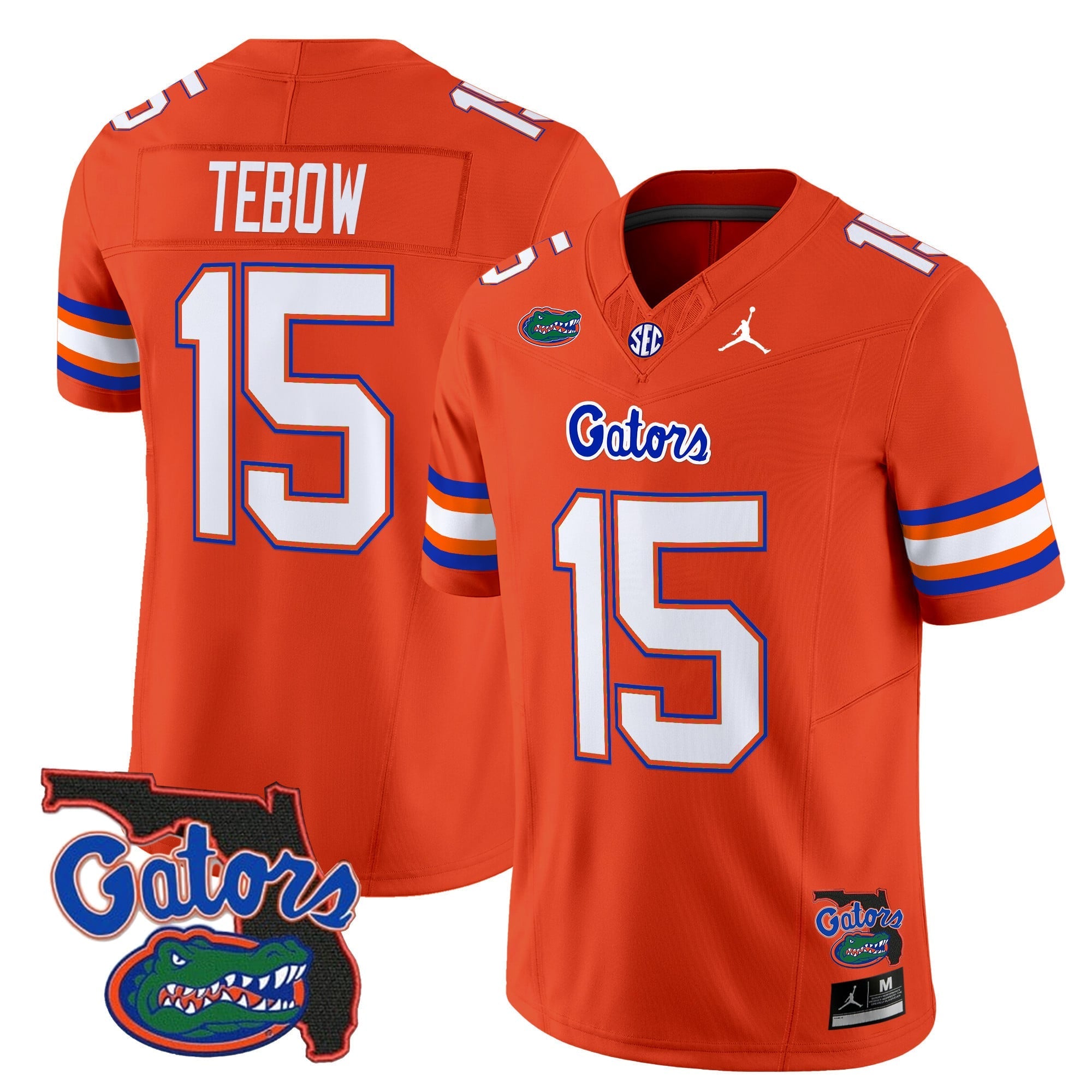 Men's Florida Gators 2024 Florida Patch Vapor Limited Jersey - All Stitched