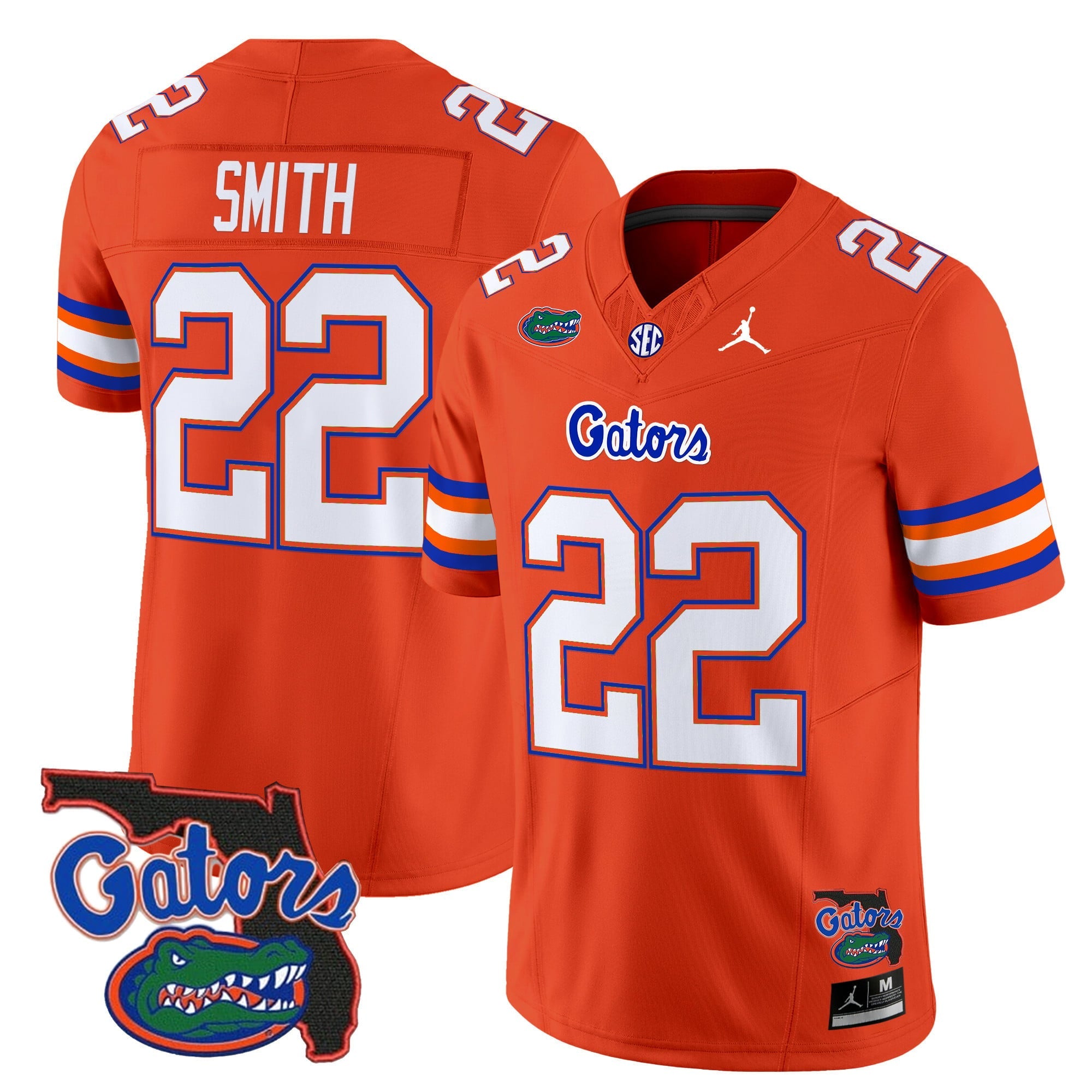 Men's Florida Gators 2024 Florida Patch Vapor Limited Jersey - All Stitched