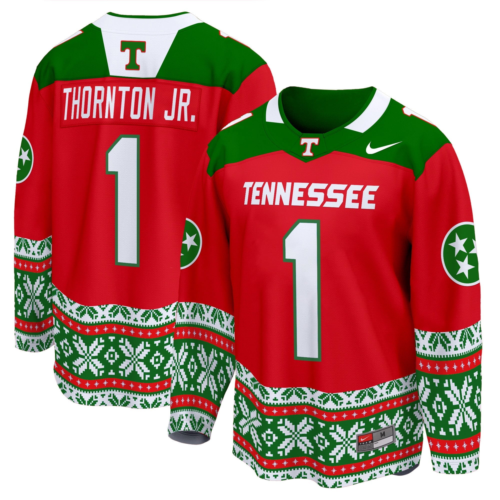 Men's Tennessee Volunteers 2024 Christmas Premier Breakaway Jersey - All Printed