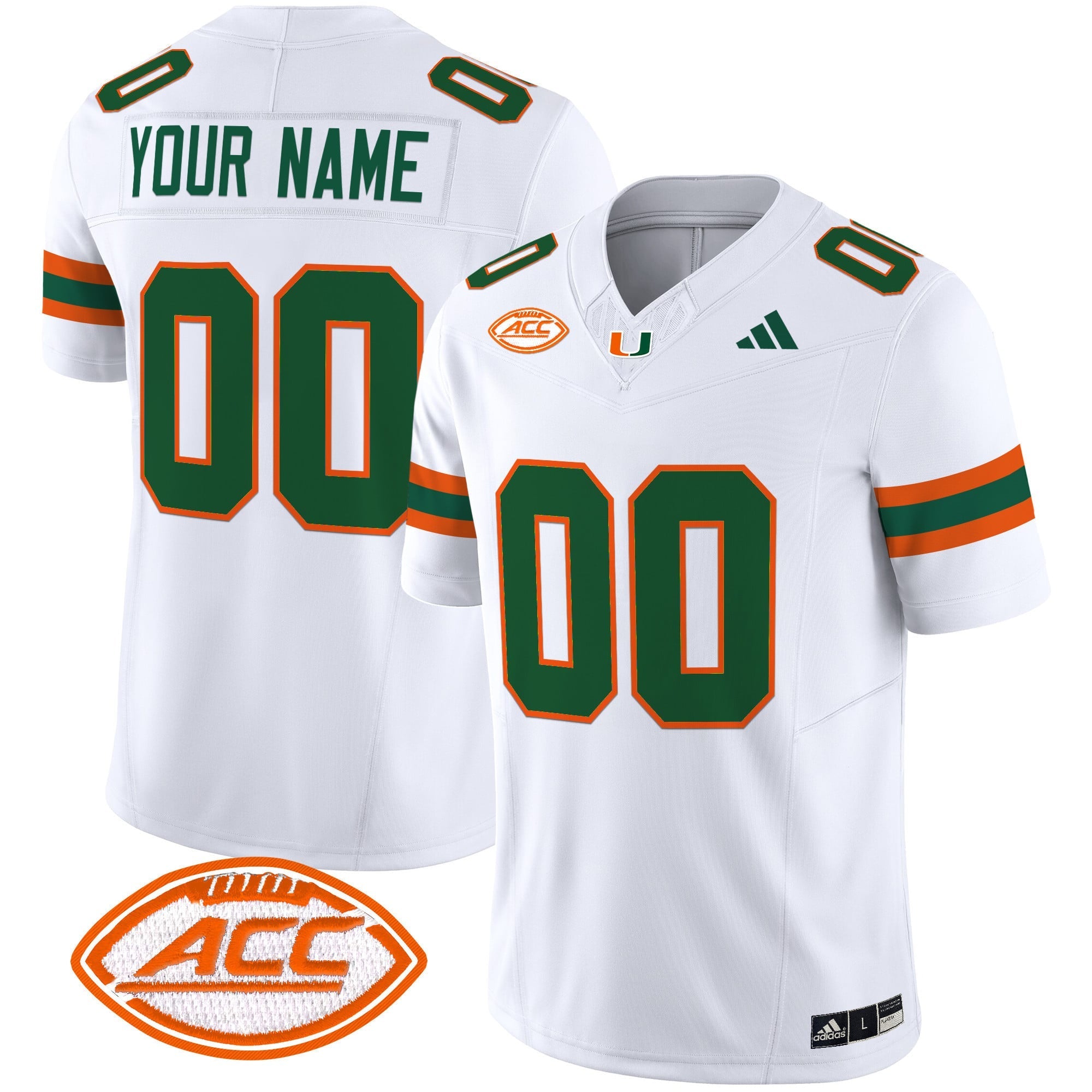 Miami Hurricanes 2024 Vapor Limited Custom Jersey - All Stitched