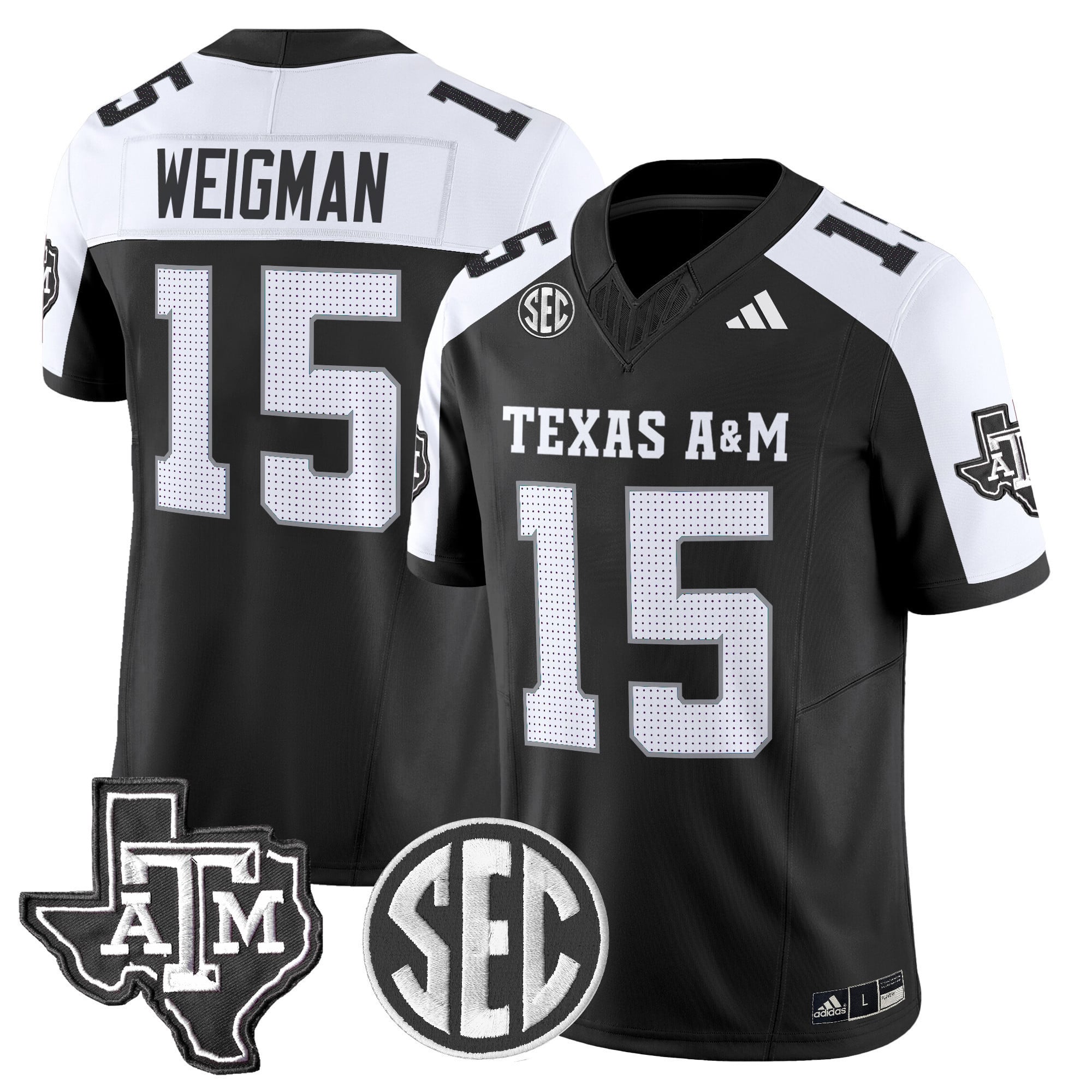 Men's Texas A&M Aggies 2024 Vapor Limited Jersey - All Stitched