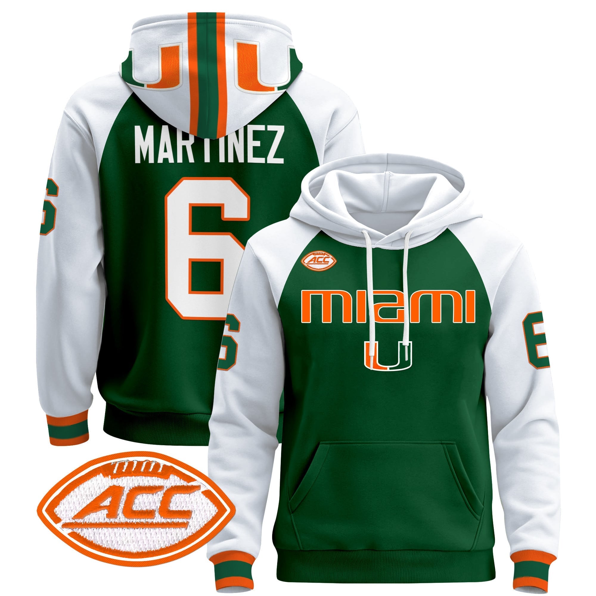 Miami Hurricanes 2024 Pullover Hoodie V3