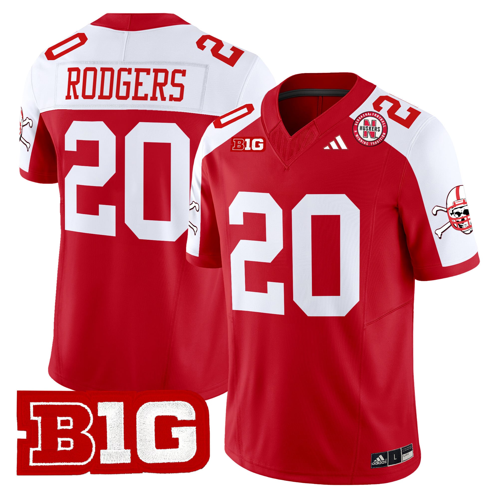 Men's Nebraska Cornhuskers 2024 Vapor Limited Jersey V2 - All Stitched