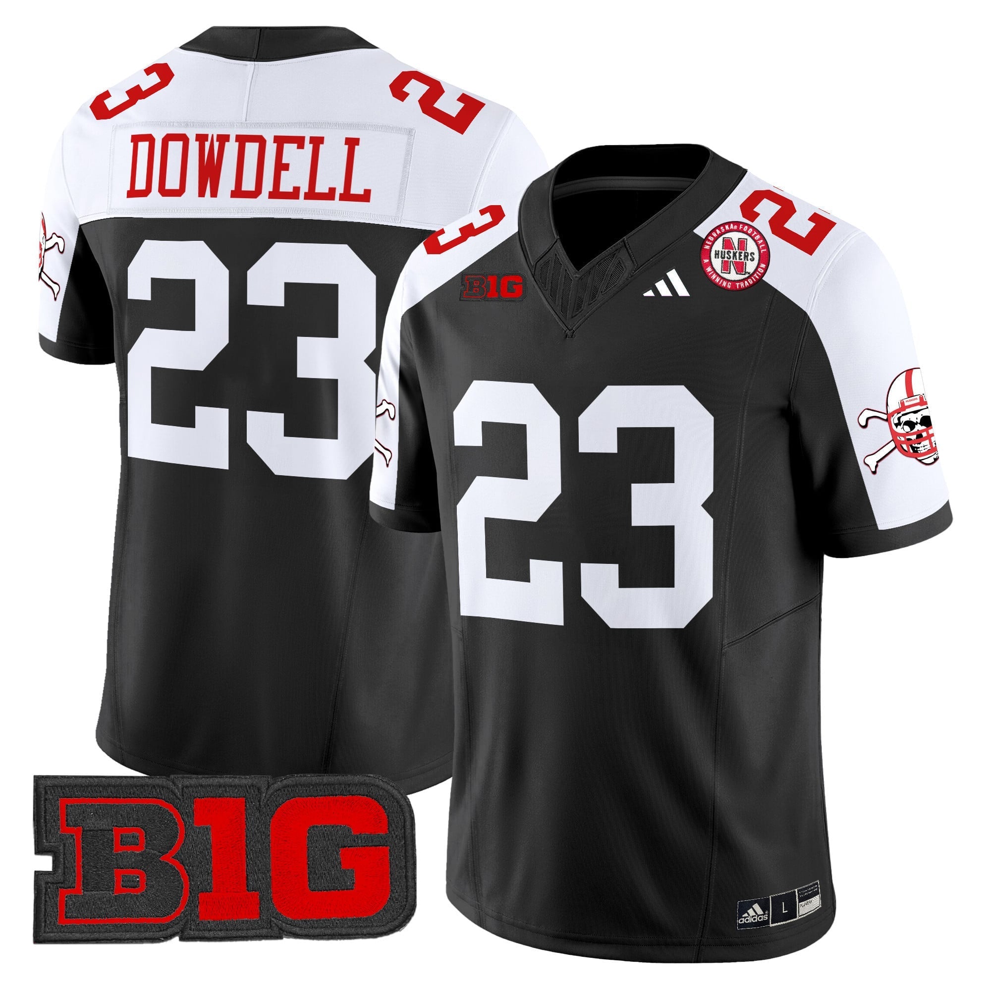 Men's Nebraska Cornhuskers 2024 Vapor Limited Jersey V2 - All Stitched