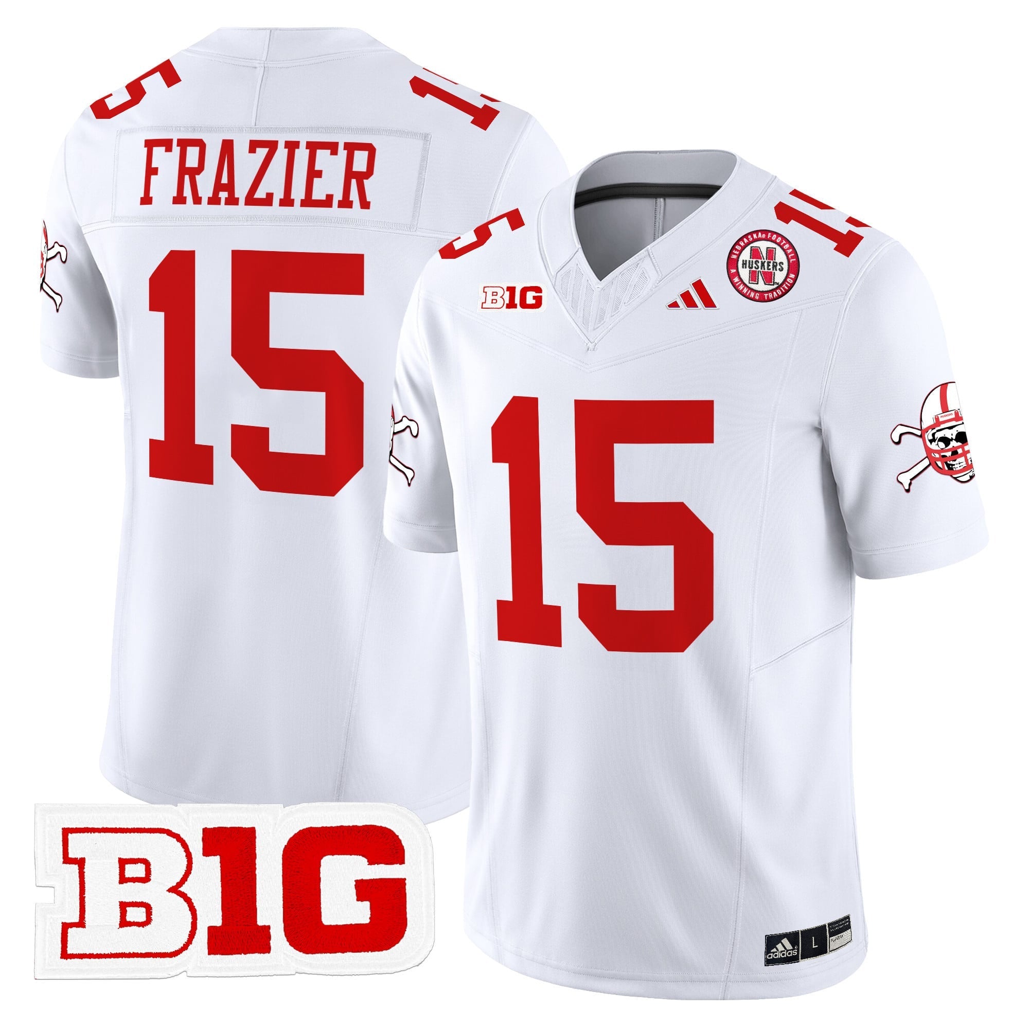 Men's Nebraska Cornhuskers 2024 Vapor Limited Jersey V2 - All Stitched