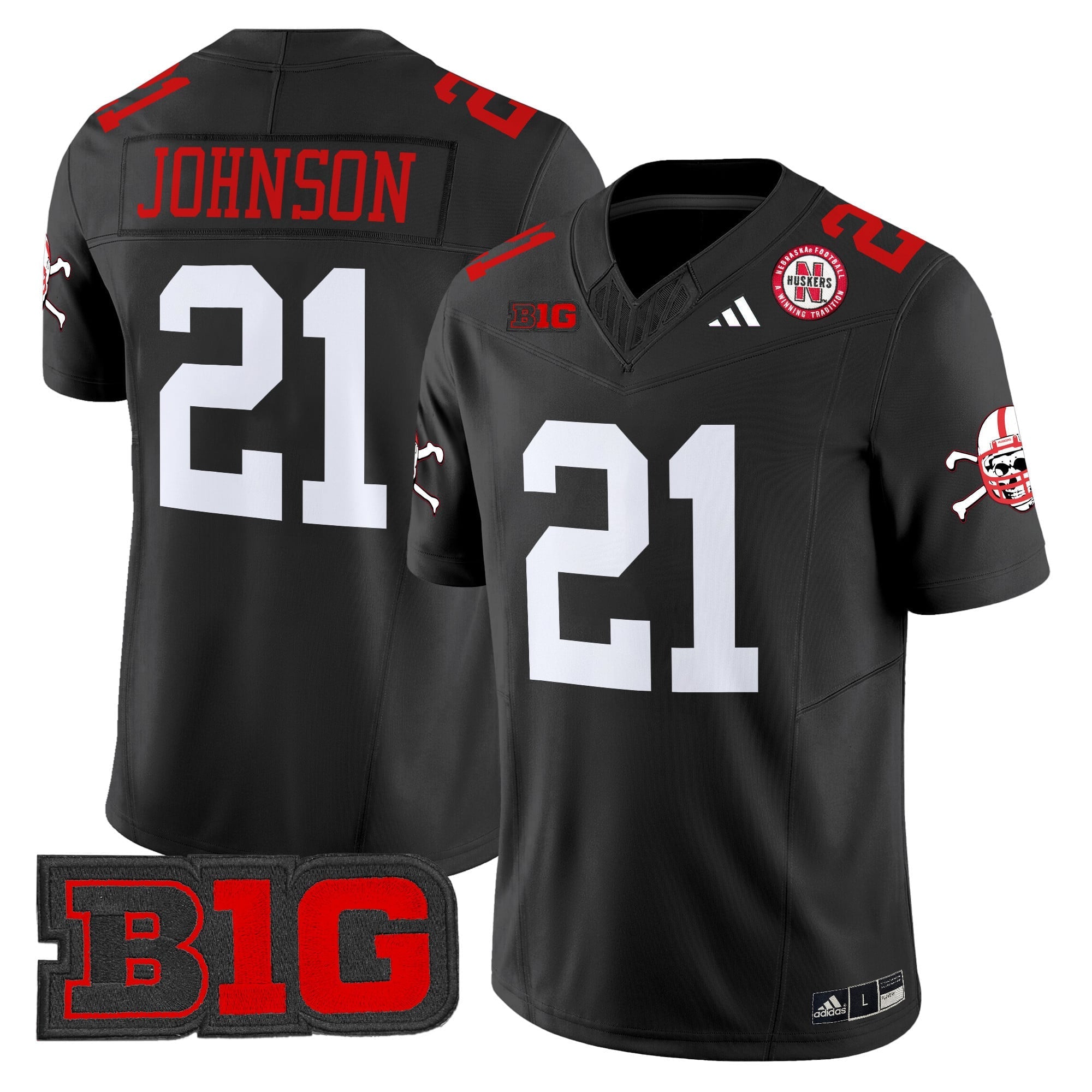 Men's Nebraska Cornhuskers 2025 Vapor Limited Jersey V2 - All Stitched